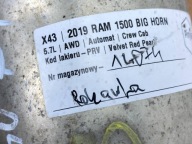zadní trouba Výfukové koncovka Dodge Ram 1500 DT 2019+