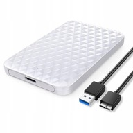 Obudowa na dysk HDD SSD 2,5" kabel USB3.0 ORICO biała 2520U3-WH-EP-CZ