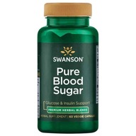 SWANSON Pure Blood Sugar Regulácia glukózy v krvi 60 kapsúl vege