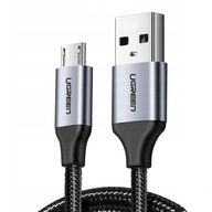 UGREEN MOCNY WYTRZYMAŁY KABEL PRZEWÓD USB - MICRO USB 2M ŁADOWANIE TRANSFER