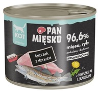 PAN MIĘSKO KOT Kurczak z dorszem 200g