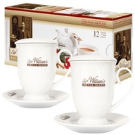 Sir William's Cinnamon Princess 12x3g i 2 komplety porcelany - kubek 400 ml