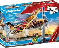 Playmobil Zestaw z figurkami Stunt Show 70902 Samolot śmigłowy TYGRYS