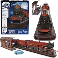 HARRY POTTER HOGWARTS EXPRESS VLAK PUZZLE MODEL 3D NA ZOSTAVENIE 4D BUILD