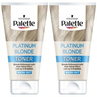 Palette Platinum Blonde Toner do Włosów 2x150ml