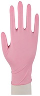 Rękawice nitrylowe różowe XS 100 sztuk