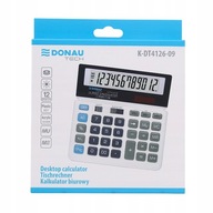 Kalkulator biurowy wyświetlacz 12-cyfr DONAU TECH biały