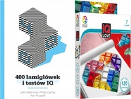 400 łamigłówek i testów IQ John Bremner + Gra Smart Games IQ Love 120 zadań