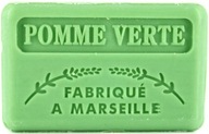 Jemné francúzske mydlo Marseille POMME VERTE zelené jablko 125 g