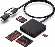 CZYTNIK KART PAMIĘCI BENFEI 4 W 1 USB USB-C NA SD MICRO SD MS CF ADAPTER