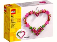 Originálne LEGO kocky na zostavenie SRDCE Ozdoba v tvare srdca Zavesenia