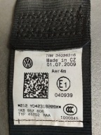 Volkswagen Scirocco Gurten Sicherheits rechts heck 1K8857806