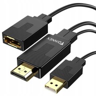 FOINNEX Adapter HDMI 4K 60Hz na Displayport