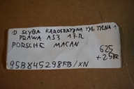 IDEALNA window bodywork rear part rear right AS3 17R PORSCHE MACAN 1