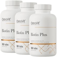 OstroVit Biotín Plus 100 tabliet Vitamín B7 + Zinok + Selén + Kyselina listová