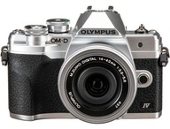 Fotoaparát Olympus E-M10 telo  strieborný objektív