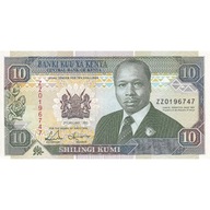 Kenia, 10 Shillings, 1992, 1992-01-02, KM:24d, UNC