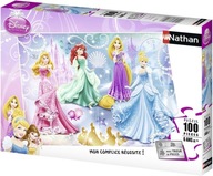 Nathan - 86720 Disney Princezné Puzzle pre deti 100el.