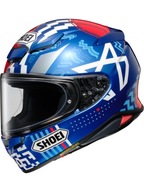 Kask integralny Shoei NXR2 Diggia TC-10 niebiesko-biało-czerwony L