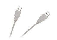 Kábel USB typu A Lechpol KPO2782-1.8 biely 1,8 m