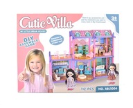 Domček pre bábiky Roztomilá vila s nábytkovým vybavením hračka