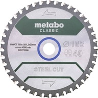 METABO piła tarczowa steel cut 165x20 40Z 628273000