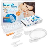 Zestaw na katar aspirator Katarek Complete + sól fizlologiczna Secure+