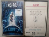 AC/DC - BALLBREAKER / FLICK OF THE SWITCH , 2 KASETY W PIEKNYM STANIE