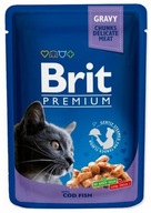 Brit Premium Cat Adult Dorsz saszetka 100 g