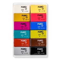 FIMO LEATHER EFFECT 12X25G, STAEDTLER