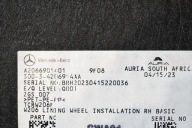 IDEALNY boot upholstery right MERCEDES W206 1