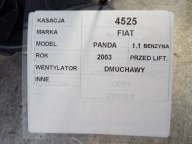 Fiat Panda ventilátor topení 5A0231000
