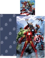 POŚCIEL 140x200 +65x65 Avengers Hulk Iron Man Marvel