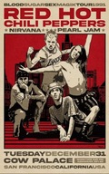 Plagát Obrázok Hard ROCK Red Hot Chili Peppers 90x60
