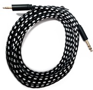 ANPRO KABEL AUDIO MINI JACK 3.5 MM DO JACK 6,35 MM TRS 3M OPLOT