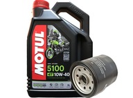 MOTUL 5100 4T 10W40 ESTER MA2 4L +FILTR HIFLO