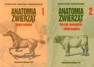 Anatomia zwierząt tom 1+ 2 Krysiak