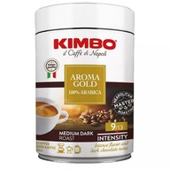 KAWA mielona KIMBO AROMA GOLD 250G PUSZKA 100% Arabica