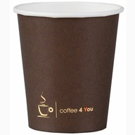 Papierový hrnček na kávu 180 ml 100 ks na horúce nápoje nápoj coffee fo