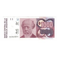 Banknot, Argentina, 1000 Australes, Undated (1990)