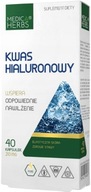 Medica Herbs KWAS HIALURONOWY skóra kolagen 210mg Zdrowe stawy 40kaps.