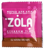 Farbička na obočie ZOLA 02 Warm Brown + oxidant