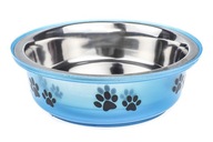 Pojedyncza miska metalowa dla psa lub kota SSW kolor. 14 cm