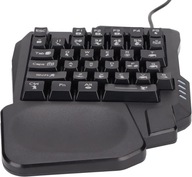 HXSJ jednoručná membránová herná klávesnica 35