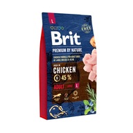 Brit Premium By Nature Adult Large Suché krmivo pre psa kuracie mäso 8kg