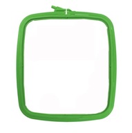 Plastikowy tamborek prostokątny 28x25 cm Nurge No.4 zielony, wysoka jakość