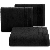 Eurofirany Komplet Ręczników Kąpielowych Frotte 2x50x90 + 2x70x140 czarny
