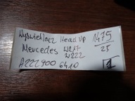 perfect condition display HEAD UP MERCEDES W222 1 9