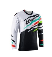 LEATT KOSZULKA MOTO 5.5 ULTRAWELD JERSEY TIGER BIAŁY/CZARNY/ZIELONY XL