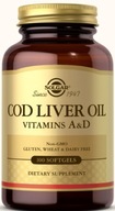 SOLGRA Cod Liver Oil 250 kaps. Olej z tresčej pečene (vitamín A a D)
